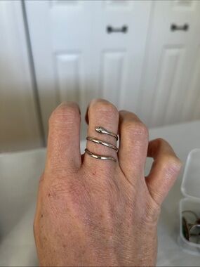 Sterling Silver Snake Wrap Ring - Women Jewelry
